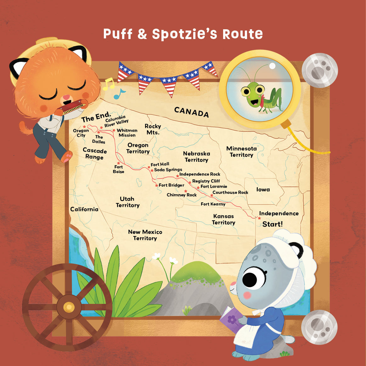 Puff & Spotzie Adventures - Oregon Trail