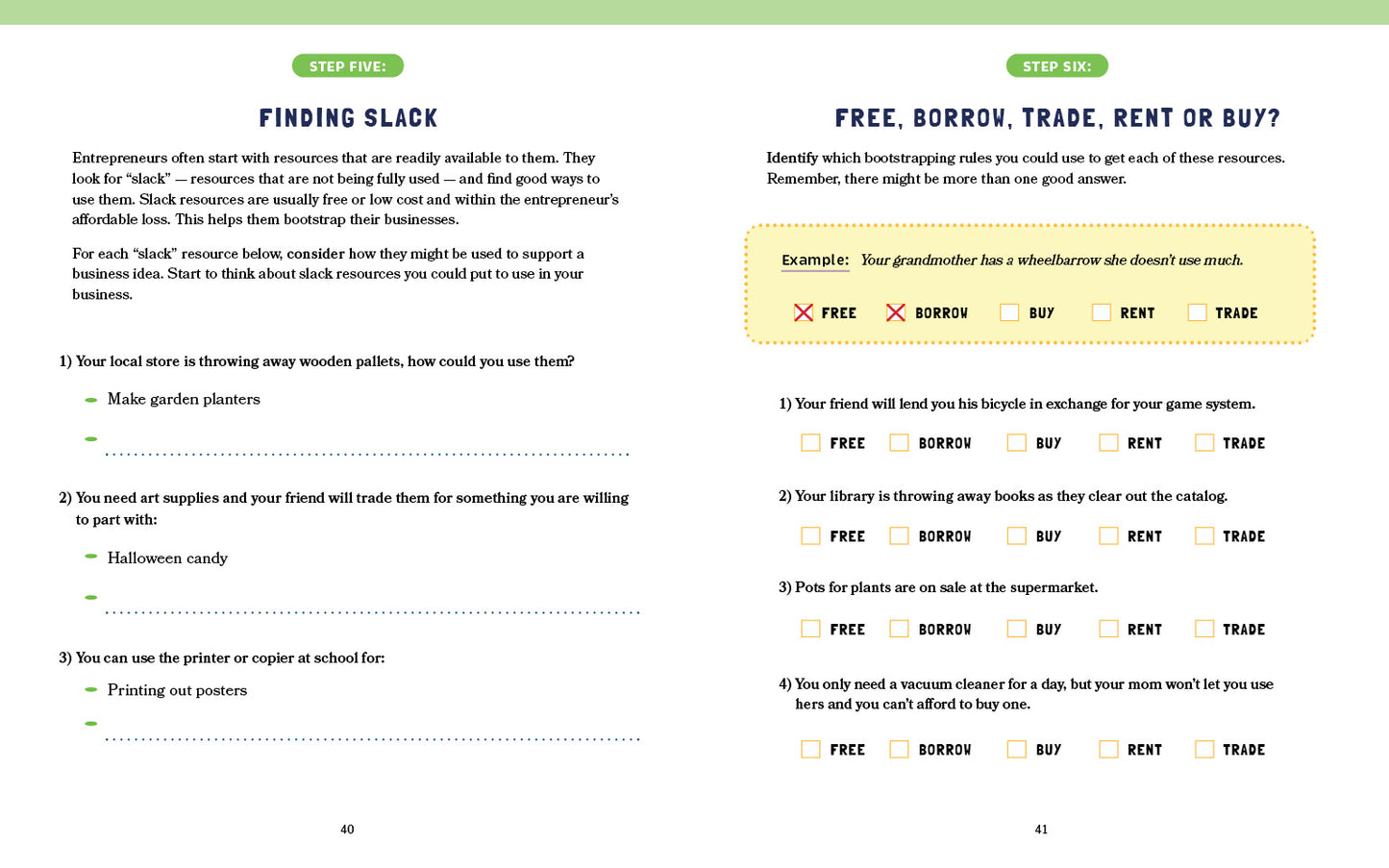 Mia & Tiago's The Entrepreneur in Me Student Activity Book