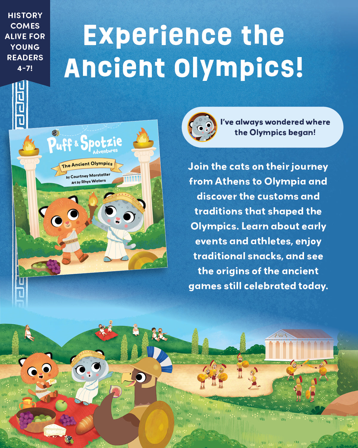 Puff & Spotzie Adventures - Ancient Olympics