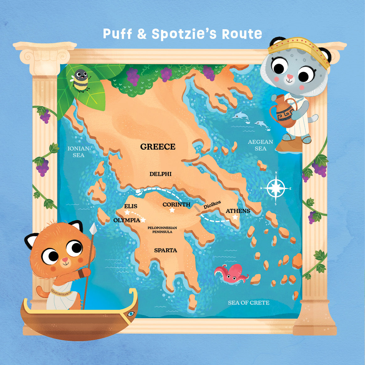Puff & Spotzie Adventures - Ancient Olympics