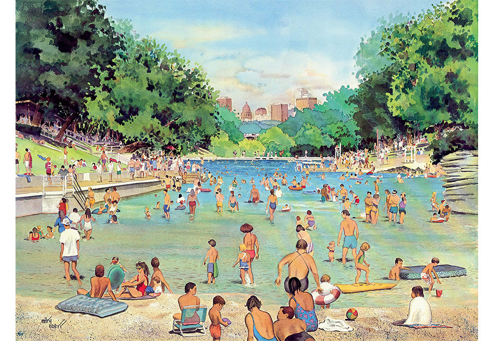 Mary Doerr - Barton Springs Print