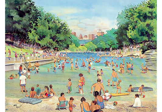 Mary Doerr - Barton Springs Print