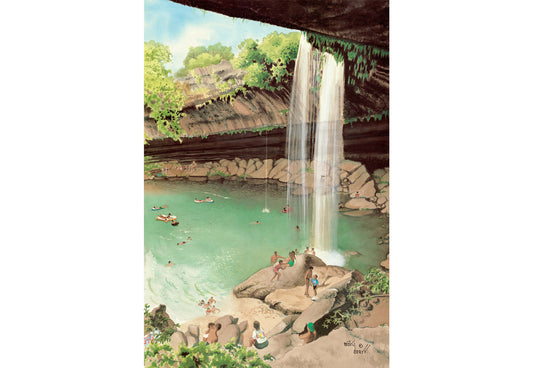 Mary Doerr - Hamilton Pool Print