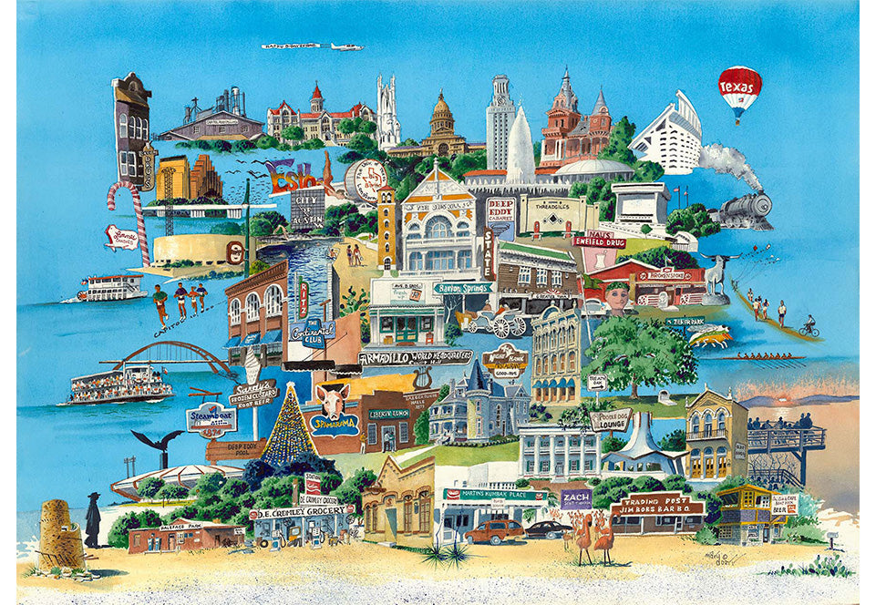 Mary Doerr - Images of Austin Print