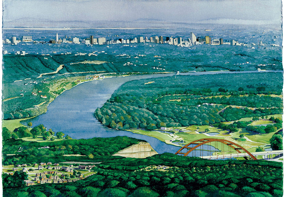 Mary Doerr - Lake Austin Print