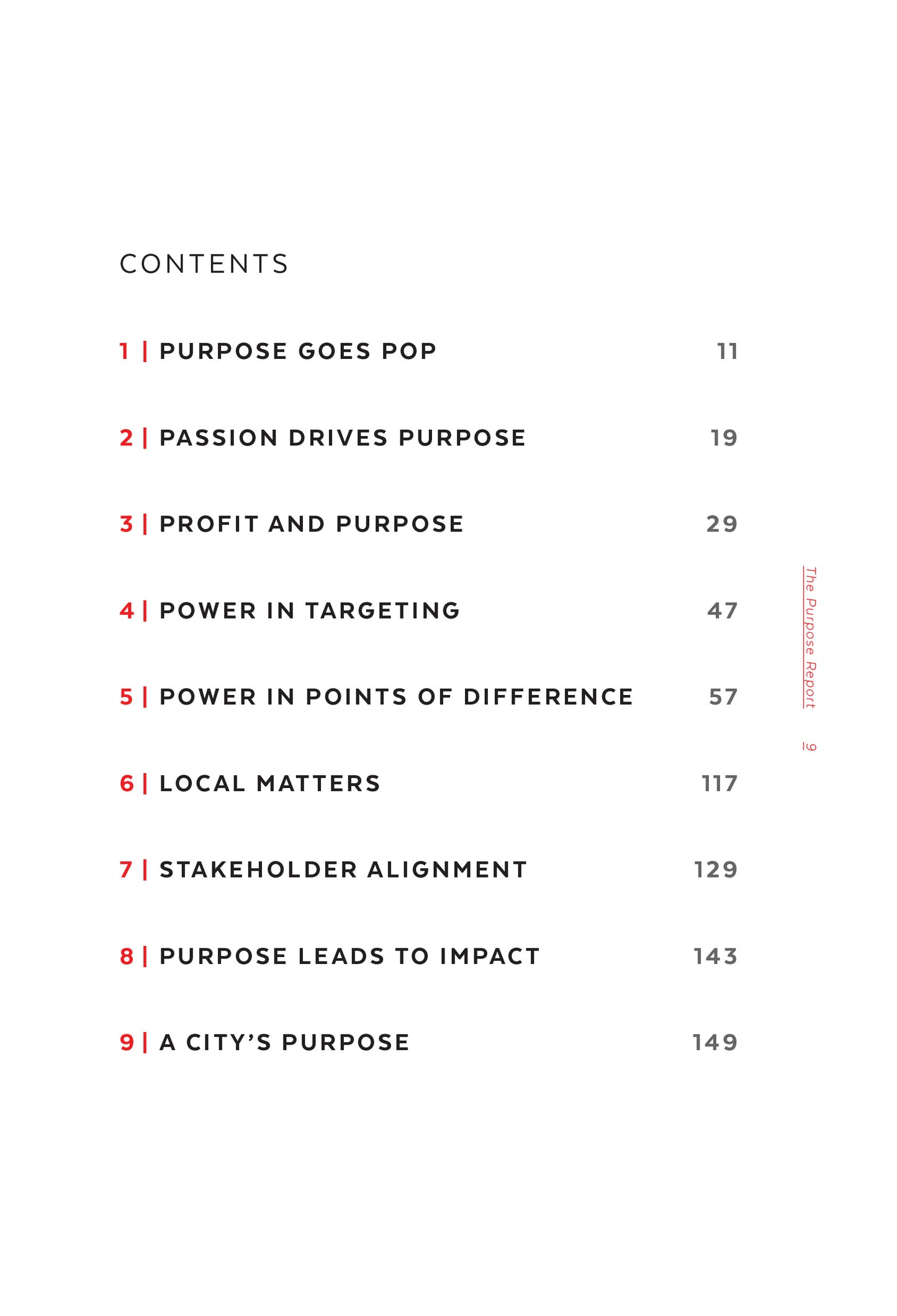 PURPOSE Report