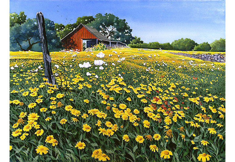 Mary Doerr - The Red Barn Print