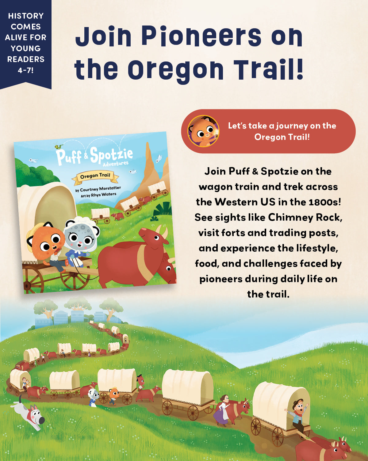 Puff & Spotzie Adventures - Oregon Trail