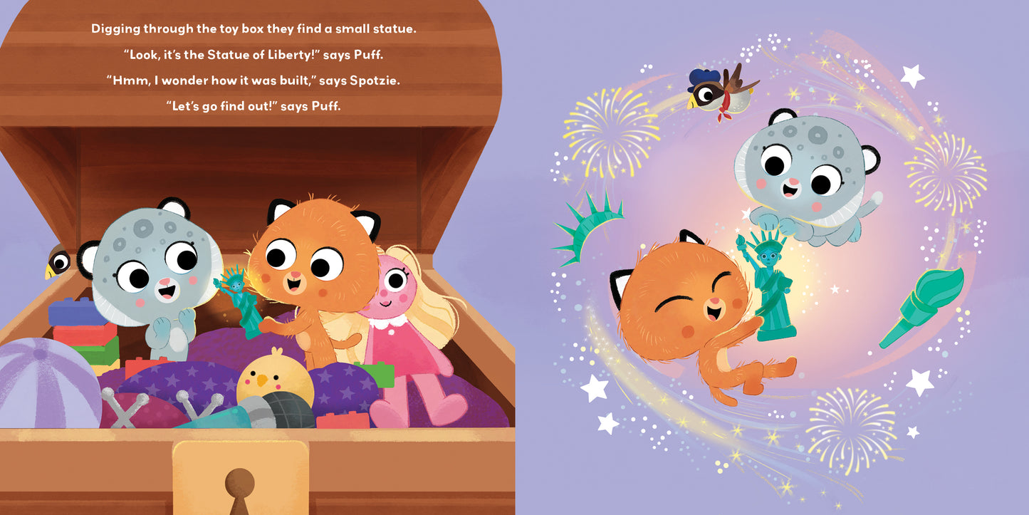 Puff & Spotzie Adventures:  Statue of Liberty