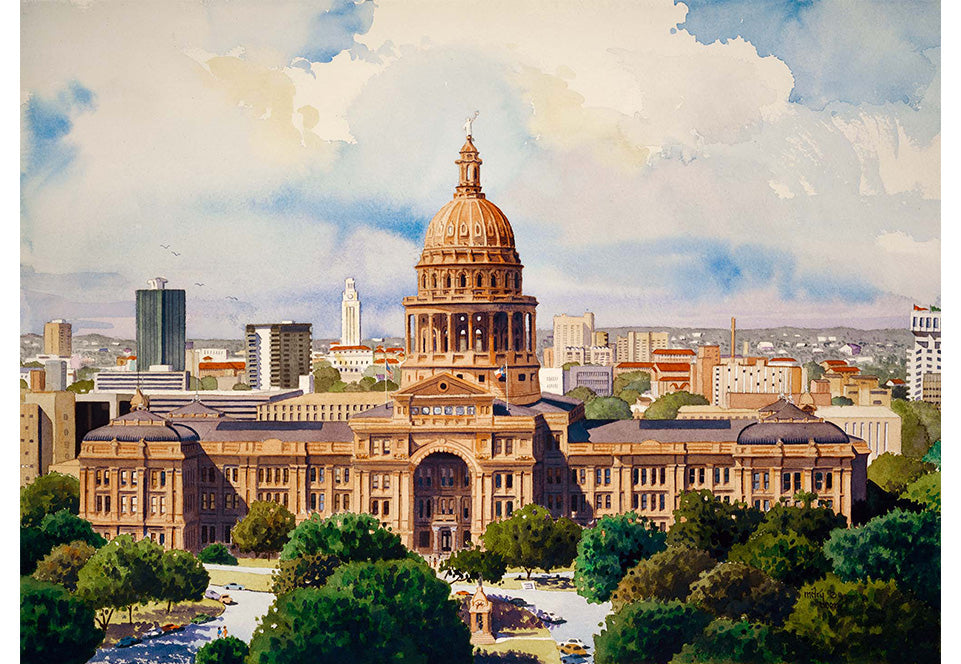 Mary Doerr - Capitol of Texas Print