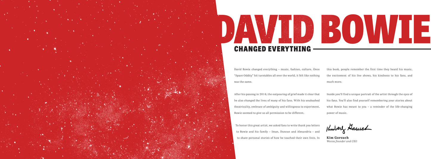 Starman - Fan Letters to David Bowie